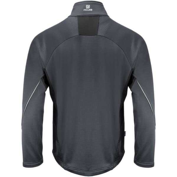 Projob Herr 3319 Microfleece Fleecejacka 4XL Grå Grey 4XL