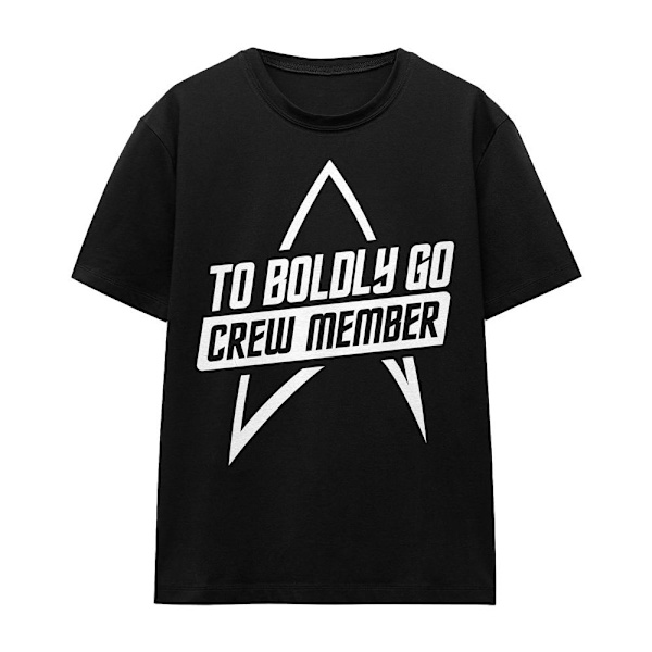 Star Trek Unisex Vuxen The Next Generation Besättningsmedlem T-Shirt Black XL