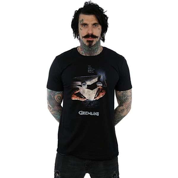 Gremlins Unisex Vuxen T-shirt XL Svart Black XL