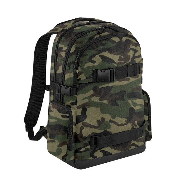 Bagbase Old School Camo Ryggsäck One Size Jungle Green Jungle Green One Size