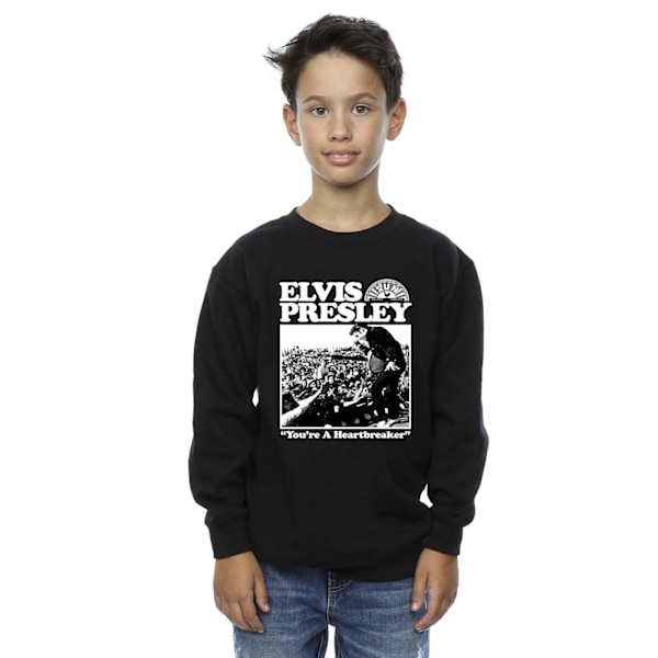 Elvis Boys A Heartbreaker Sweatshirt 3-4 år Svart Black 3-4 Years