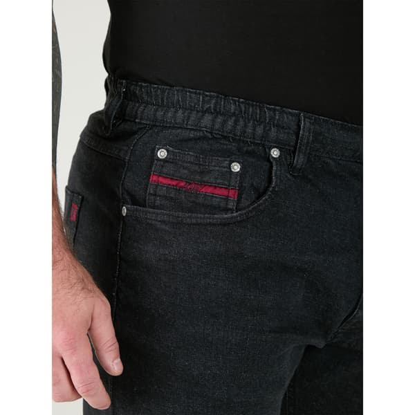 Duke Herr D555 London Balfour Elastiska Midja Kingsize Jeans Black 42R