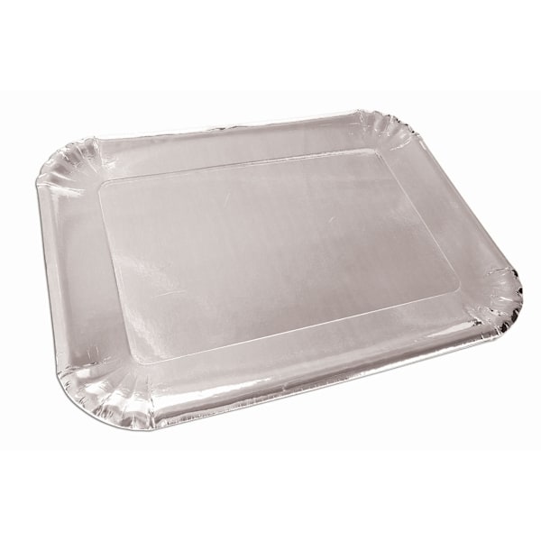 Bristol Novelty Silver Pappersfat (6-pack) One Size Silv Silver One Size