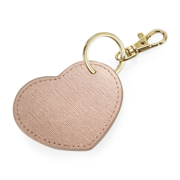 Bagbase Boutique Heart Key Clip One Size Soft Pink Soft Pink One Size