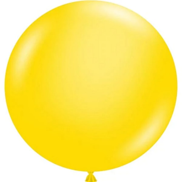 Globos Latex Plain Balloons (Pack med 10) One Size Crystal Yello Crystal Yellow One Size