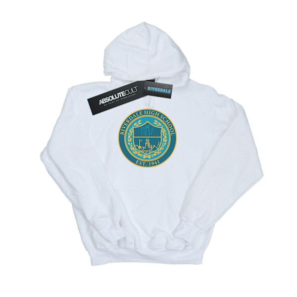 Riverdale Dam/Damer High School Crest Hoodie M Vit White M