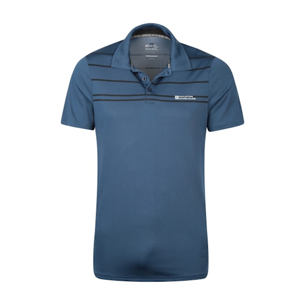 Mountain Warehouse Mens Away IsoCool Polo Shirt XXS Blå Blue XXS
