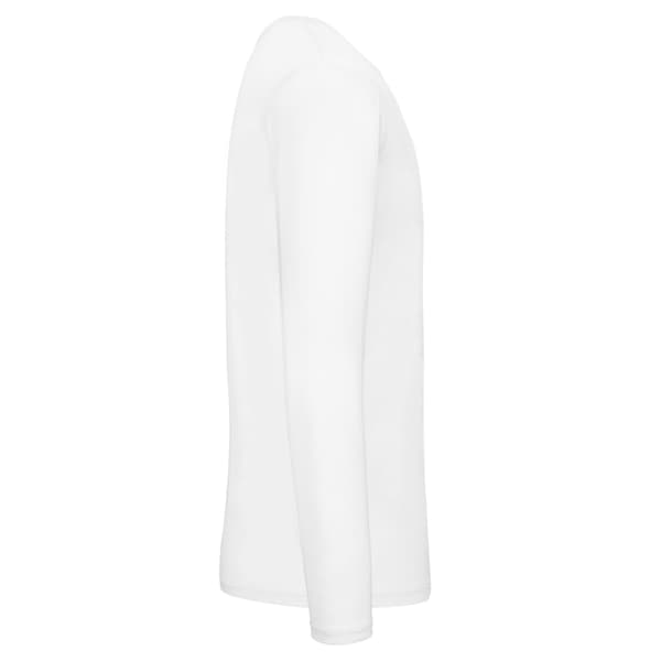 B&C Herr #E150 Långärmad T-shirt 4XL Vit White 4XL