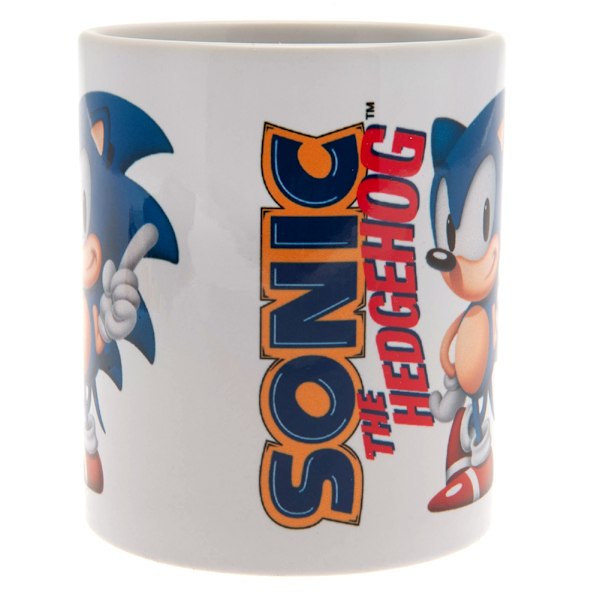 Sonic The Hedgehog Mug En Storlek Vit White One Size