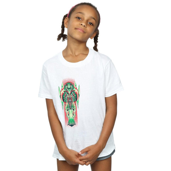 DC Comics Girls Aquaman Queen Atlanna Bomull T-shirt 7-8 år White 7-8 Years