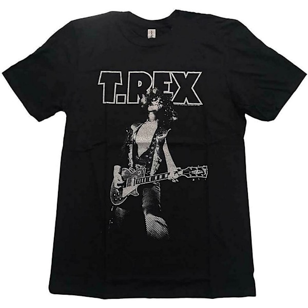 T-Rex Unisex Vuxen Glam Bomulls T-shirt L Svart Black L