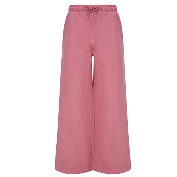 Skinni Fit Dam/Kvinnor Hållbara Joggingbyxor med Vida Ben X Dusky Pink XS