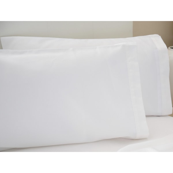 Belledorm Cotton Percale Housewife Örngott Par One Size Whi White One Size