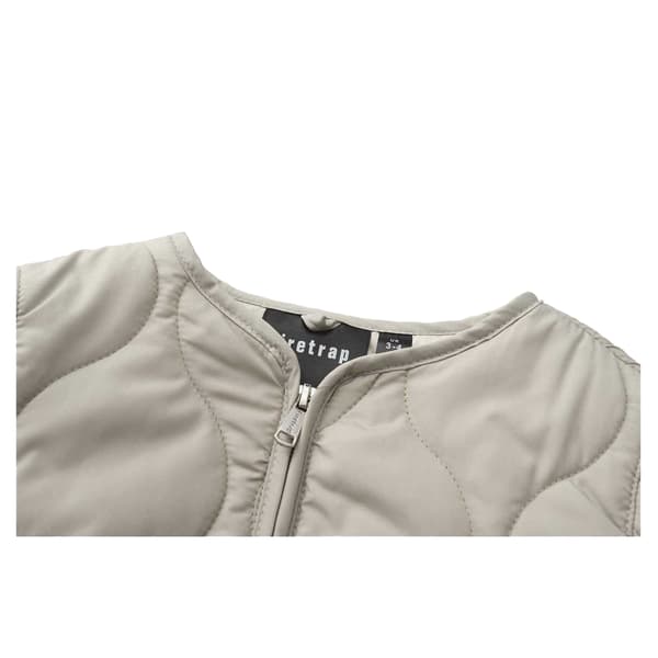 Firetrap Flickor Quiltad Lättviktsjacka 5-6 År Beige Beige 5-6 Years