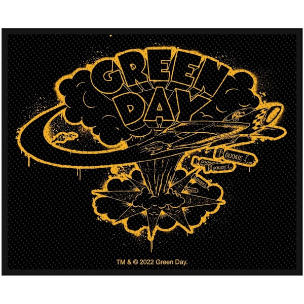 Green Day Dookie Album Patch One Size Svart/Orange Black/Orange One Size