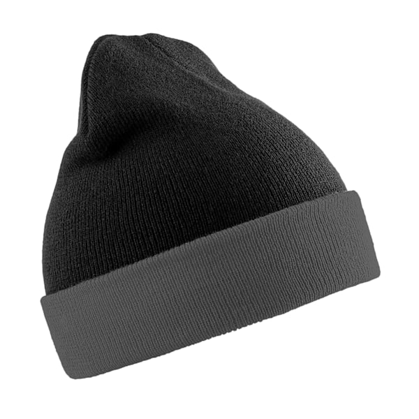 Result Äkta Återvunnen Unisex Vuxen Kompass Mössa En Storlek Svart/Grå Black/Grey One Size