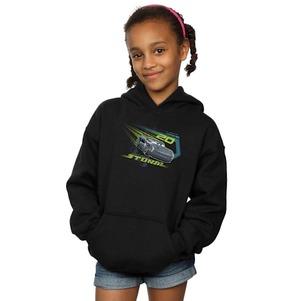 Disney Girls Cars Jackson Storm Hoodie 9-11 år Svart Black 9-11 Years