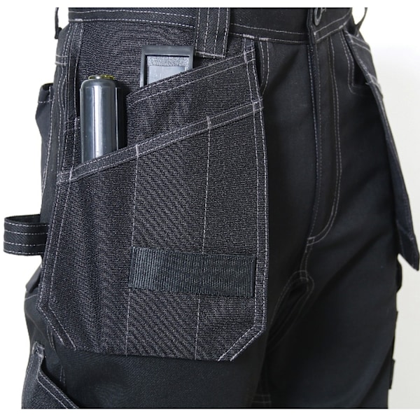 Caterpillar Mens Floor Layer Flex Trouser 40L Svart Black 40L
