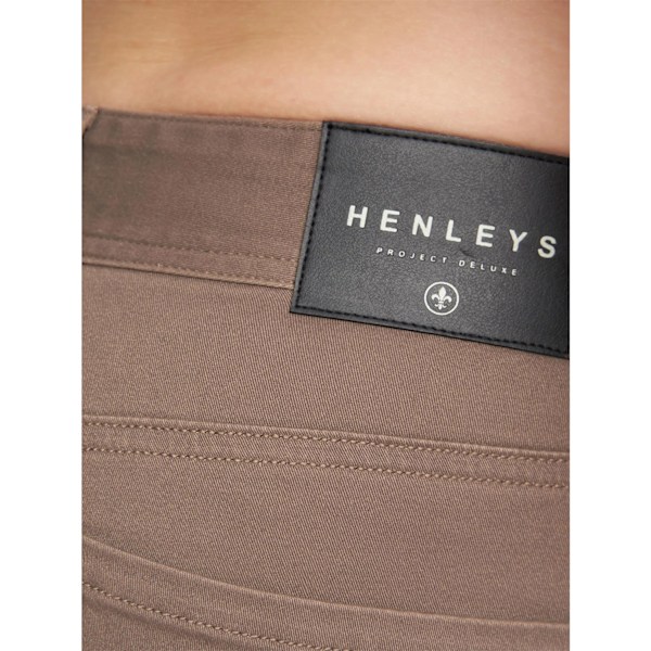 Henleys Herr Visit Chinos 40R Tan Tan 40R