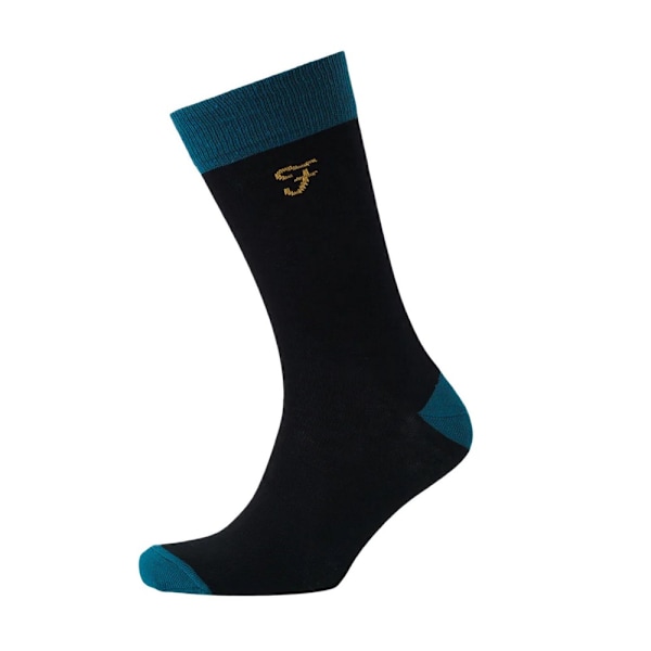 Farah Darby strumpor för män (3-pack) One Size Svart/Flaskgren/ Black/Bottle Green/Light Grey One Size
