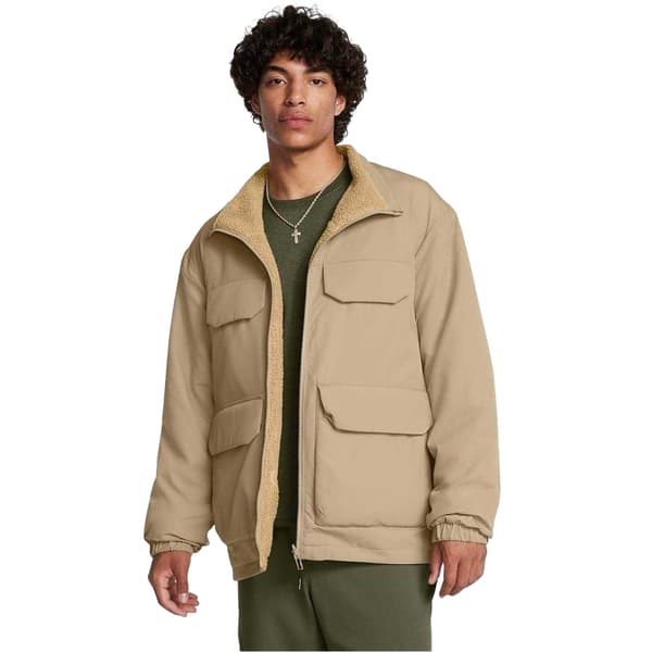 Under Armour Herr Bröstficka Relaxed Fit Softshelljacka L Brown L