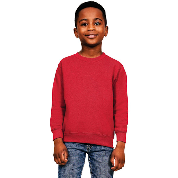 Casual Classics Barn/Barn Blended Ringspun Bomull Sweatshirt Red 12-13 Years