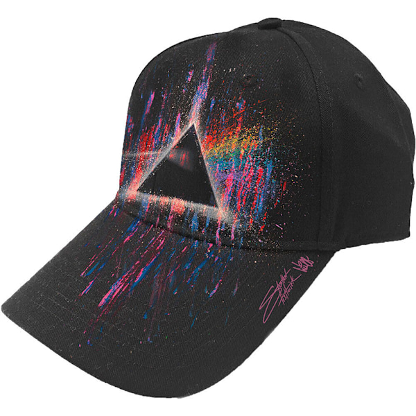 Pink Floyd Unisex Vuxen Mörk Sida Av Månen Färgstänk Basebollkeps Black One Size