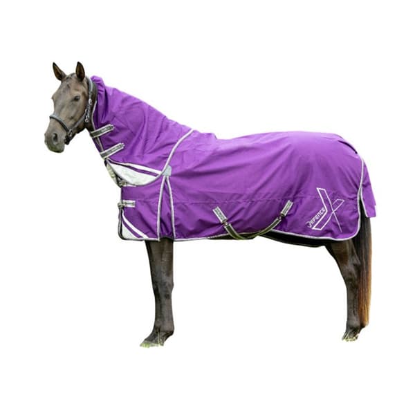 Hy DefenceX Shield Avtagbart Hals Hästtäcke 5´ 3 Lila Purple 5´ 3