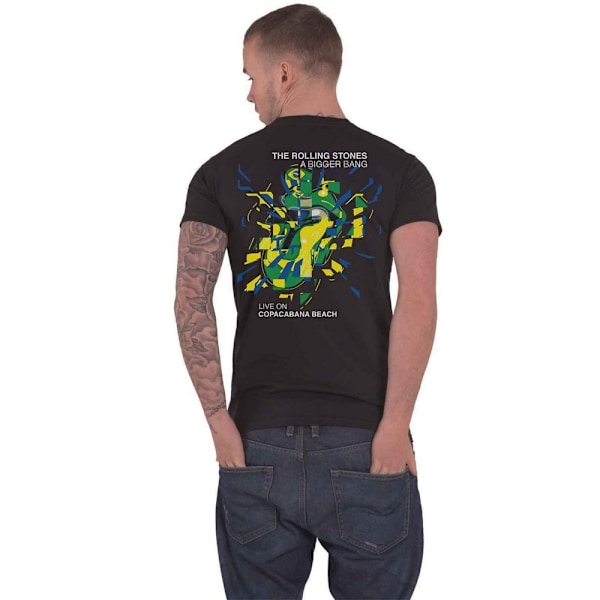 The Rolling Stones Unisex Vuxen Bigger Bang - Brasilien ´80 Bak Sida Black S