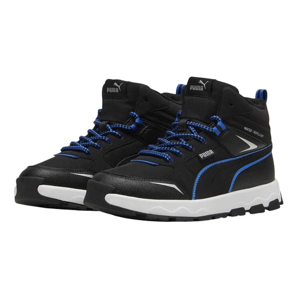 Puma Barn/Kids Evolve Löparskor 5 UK Svart/Hyper Blå Black/Hyper Blue 5 UK
