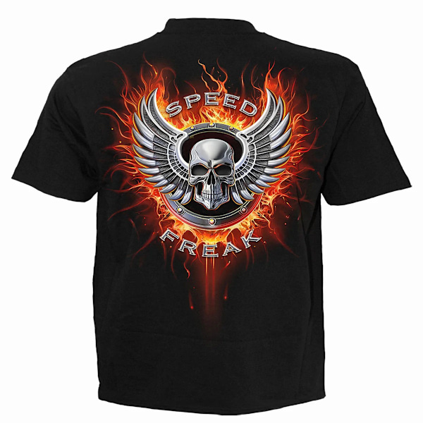 Spiral Direct Unisex Adult Speed Freak T-Shirt 4XL Svart Black 4XL