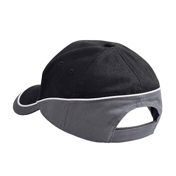 Beechfield Teamwear Competition Cap One Size Svart/Grafit/Vit Black/Graphite/White One Size