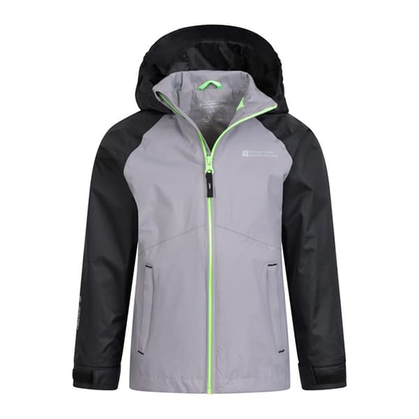Mountain Warehouse Barnjacka Torrent II Vattentät Light Grey 7-8 Years