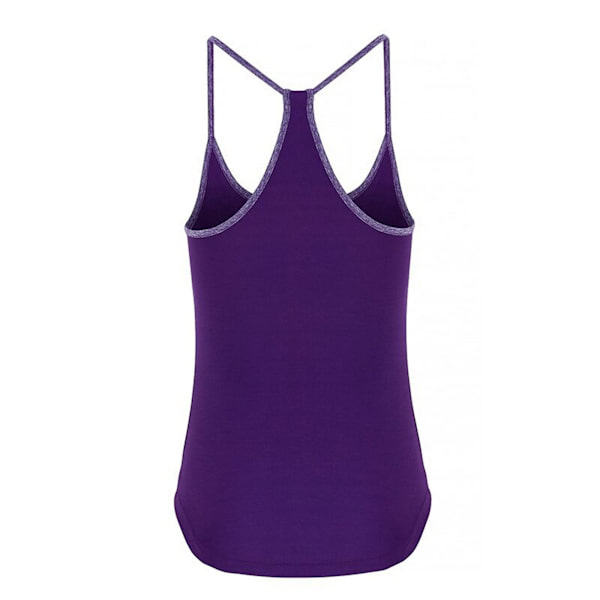 TriDri Dam/Kvinnors Yogaväst S Ljus Lila/Lila Melange Bright Purple/Purple Melange S