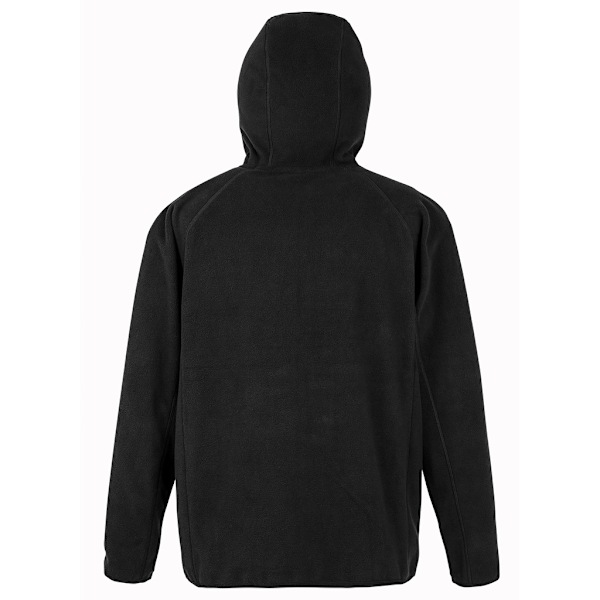 Result Äkta Återvunnen Herr Micro Huvtröja Fleece Jacka M Svart Black M