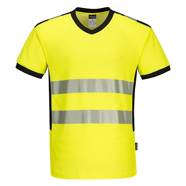 Portwest Herr PW3 High-Vis T-shirt 4XL Gul/Svart Yellow/Black 4XL