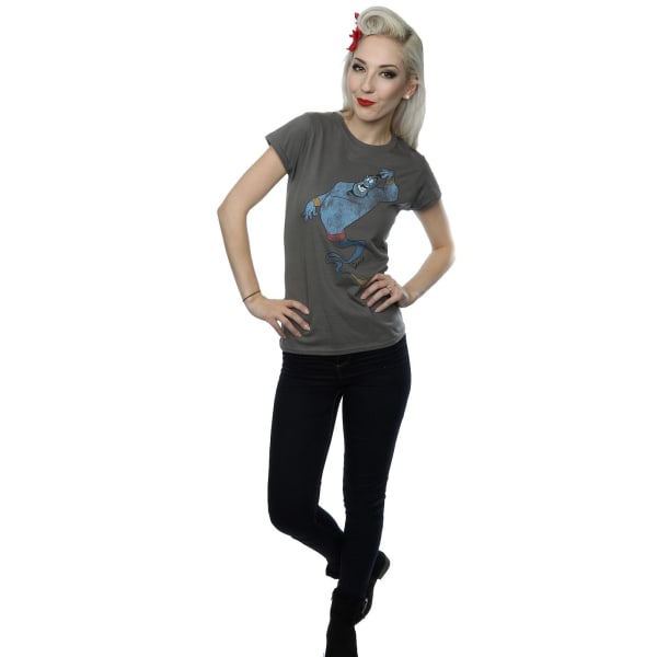 Aladdin Dam/Dam Klassisk Genie Heather T-Shirt XL Charcoal Charcoal XL