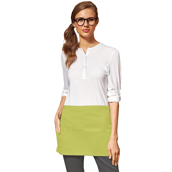 Premier Dam/Kvinnors Färger 3 Fickor Förkläde / Arbetskläder En Storlek Lime Lime One Size