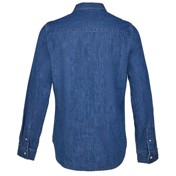 NEOBLU Herr Bennett Jeansskjorta M Stonewash Denim Stonewash Denim M