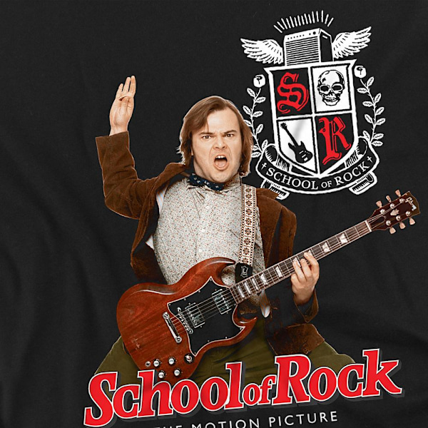 School of Rock Unisex Vuxen The Teacher Is In T-Shirt M Svart Black M