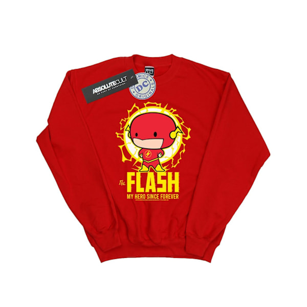 DC Comics Boys Flash My Hero Since Forever Sweatshirt 7-8 år Red 7-8 Years