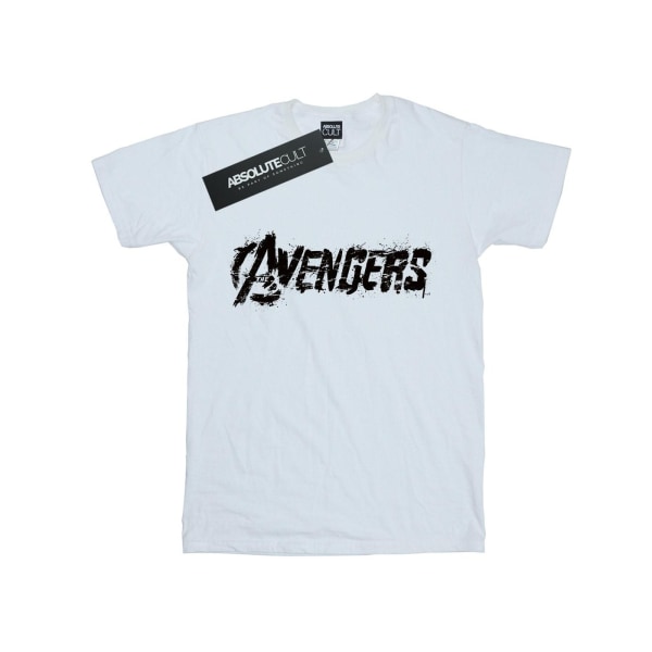 Marvel Avengers T-shirt för pojkvän med logotyp för kvinnor/damer White L