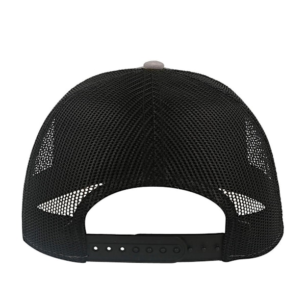 Atlantis Rapper Canvas 5 Panel Trucker Cap One Size Grå/Svart Grey/Black One Size