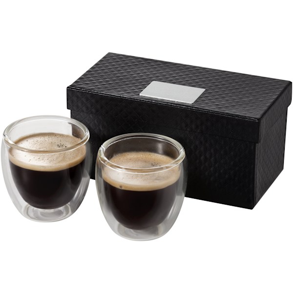 Seasons Boda 2-delad espressosats 14,5 x 7,6 x 7,5 cm transparent Transparent 14.5 x 7.6 x 7.5 cm