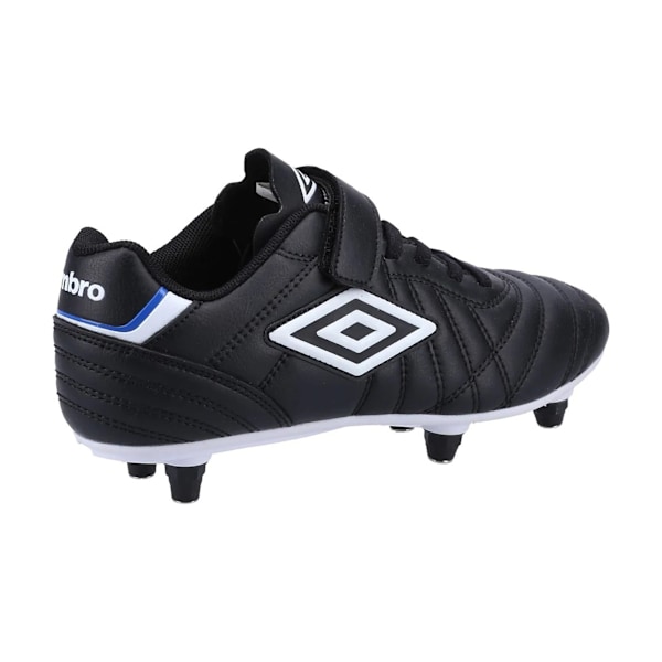 Umbro Speciali Liga Läderfotbollsskor för Barn 2 UK Black/White 2 UK