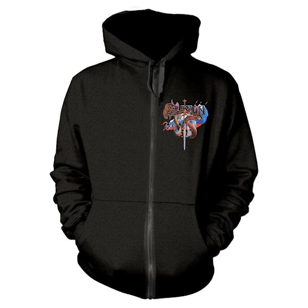 Saxon Unisex Vuxen Crusader Hoodie M Svart Black M