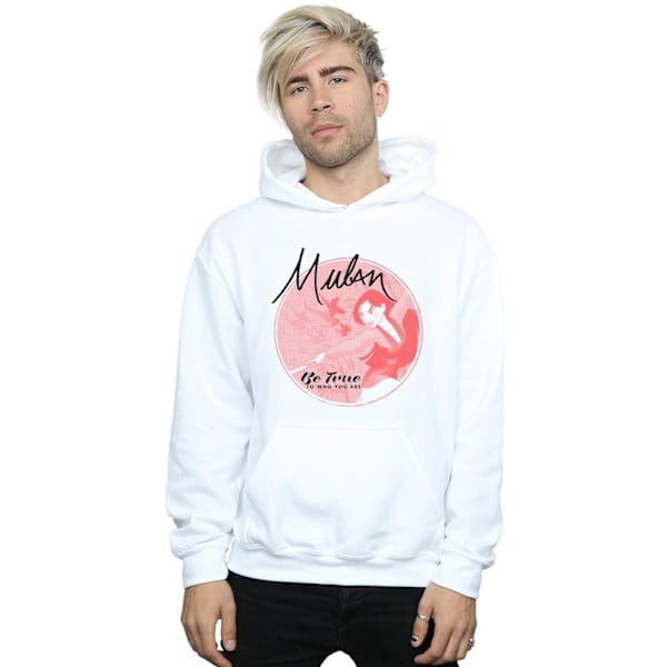 Disney Herr Mulan Be True Hoodie XL Vit White XL