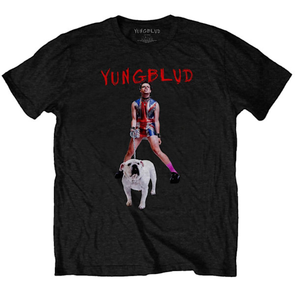 Yungblud Unisex Vuxen Strawberry Lipstick Bomull T-shirt XXL Svart Black XXL