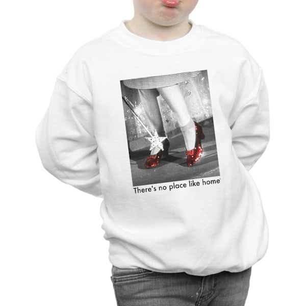 Trollkarlen från Oz Pojkar Rubin Tofflor Foto Sweatshirt 9-11 År White 9-11 Years