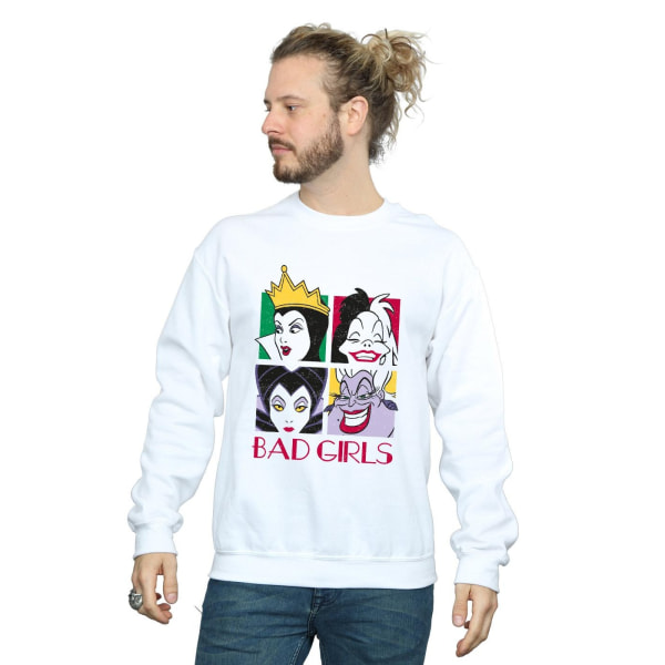 Disney Man Villains Bad Girls Sweatshirt M Vit White M